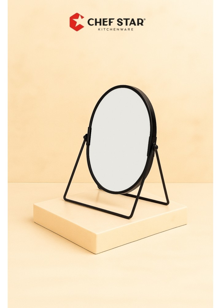 METAL ÇERÇEVELİ OVAL AYAKLI AYNA