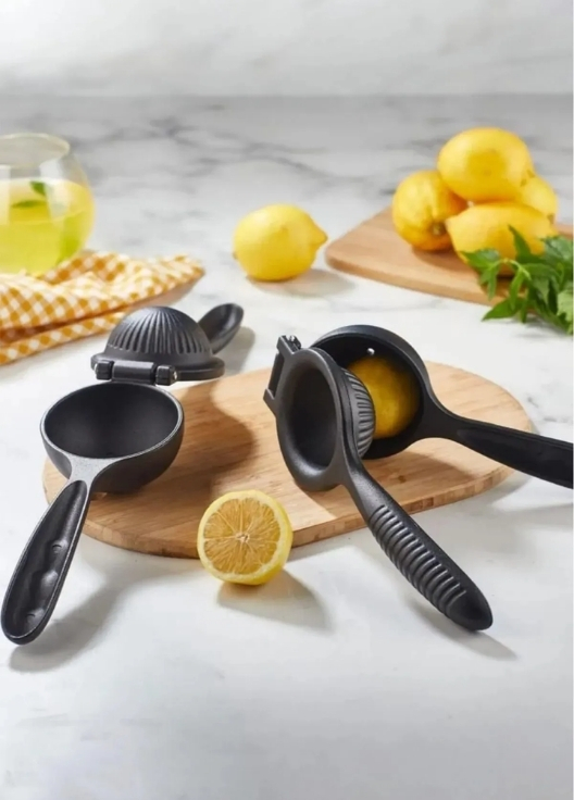 Siyah Lüks Döküm Limon & Portakal Narenciye Sıkacağı